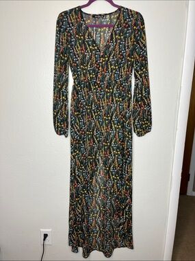 Sheer Floral Duster - Size S Boho Fairy Ethereal Whimsigoth